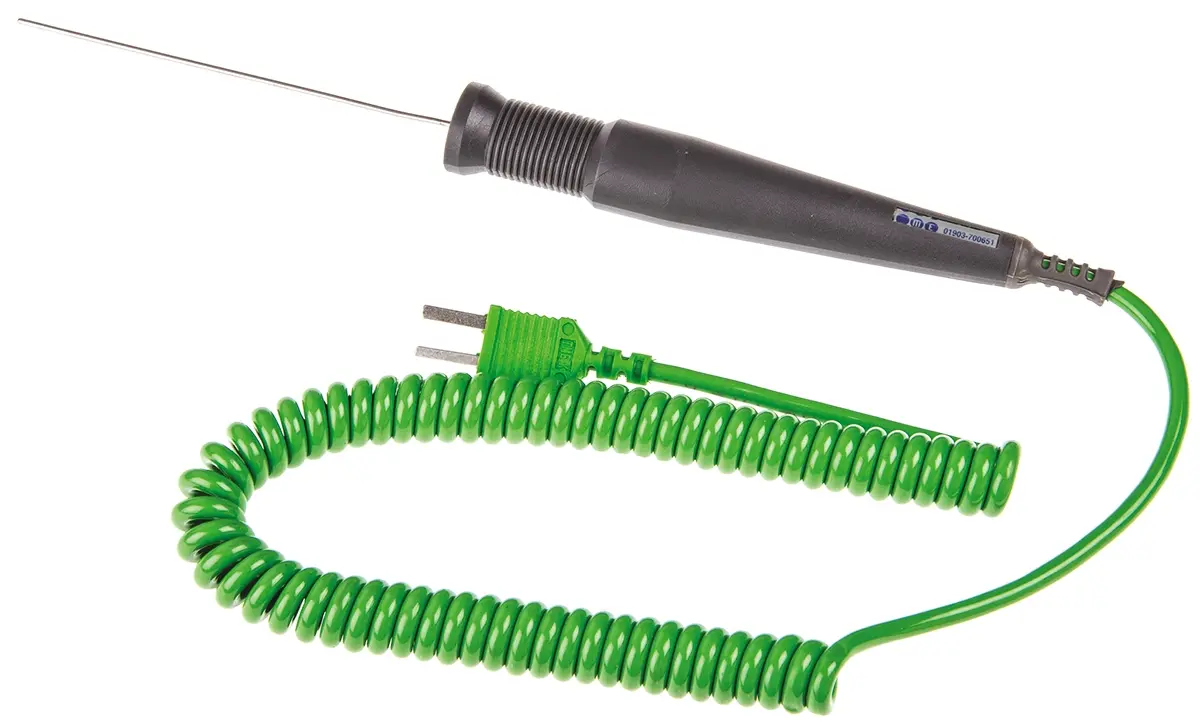 Produktfoto 1 von RS PRO Temperatursensor, K x 100 mm Generell, Ø 1.5 mm, max.Temp 1100 °C