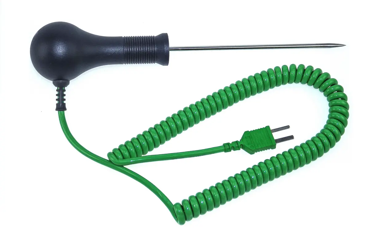 RS PRO Temperatursensor, Typ K, Nadel x 115 mm Generell, Nadel, Ø 3.3 mm, max.Temp 250 °C