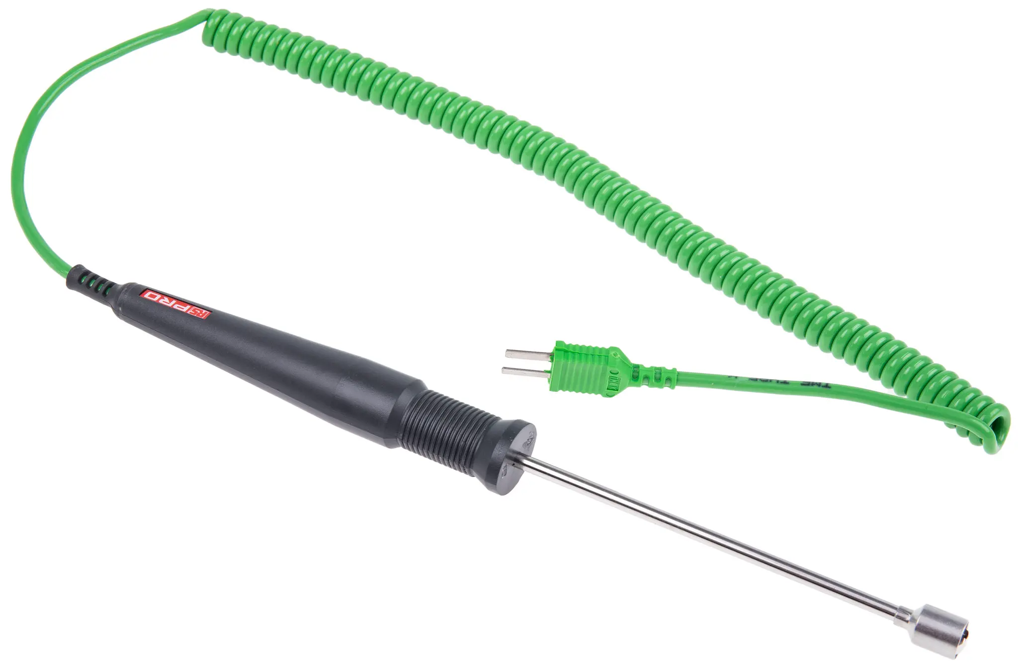 Produktfoto 1 von RS PRO Temperatursensor, K, Bändchen x 110 mm Oberfläche, Ø 10 mm, max.Temp 300 °C