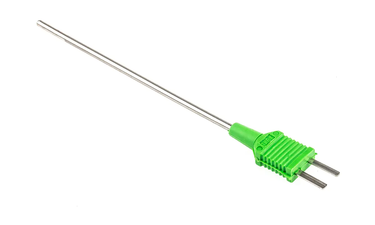 Produktfoto 1 von RS PRO Temperatursensor, K x 100 mm Generell, Ø 3 mm, max.Temp 750 °C