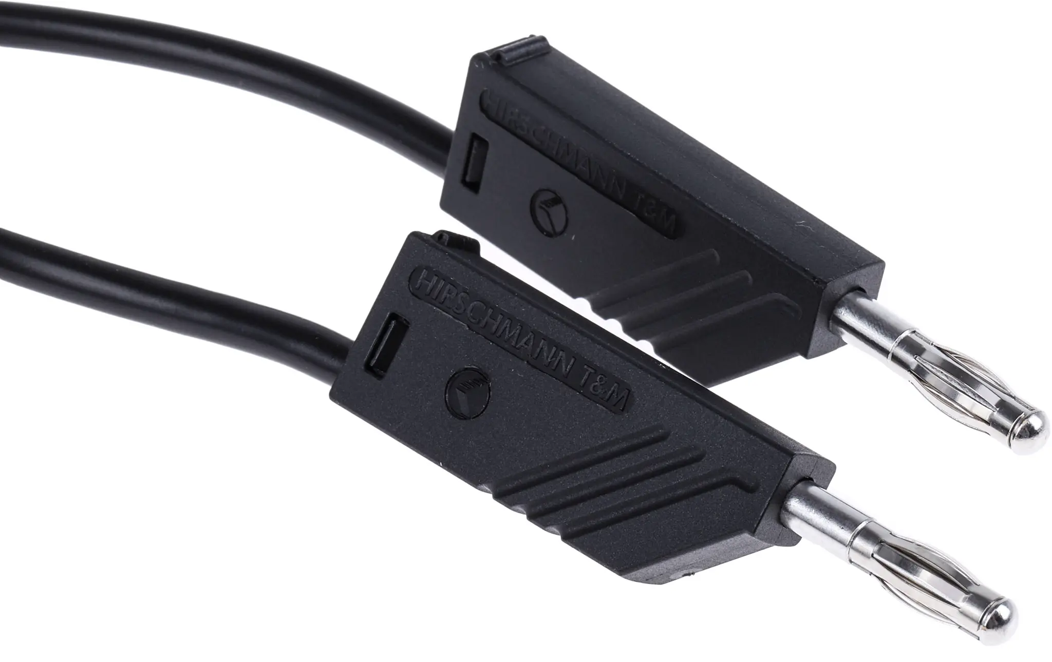 Produktfoto 1 von Hirschmann Test & Measurement Steckverbinder-Messleitung 32A Stecker / Stecker, Schwarz Polyvinylchlorid-isoliert 500