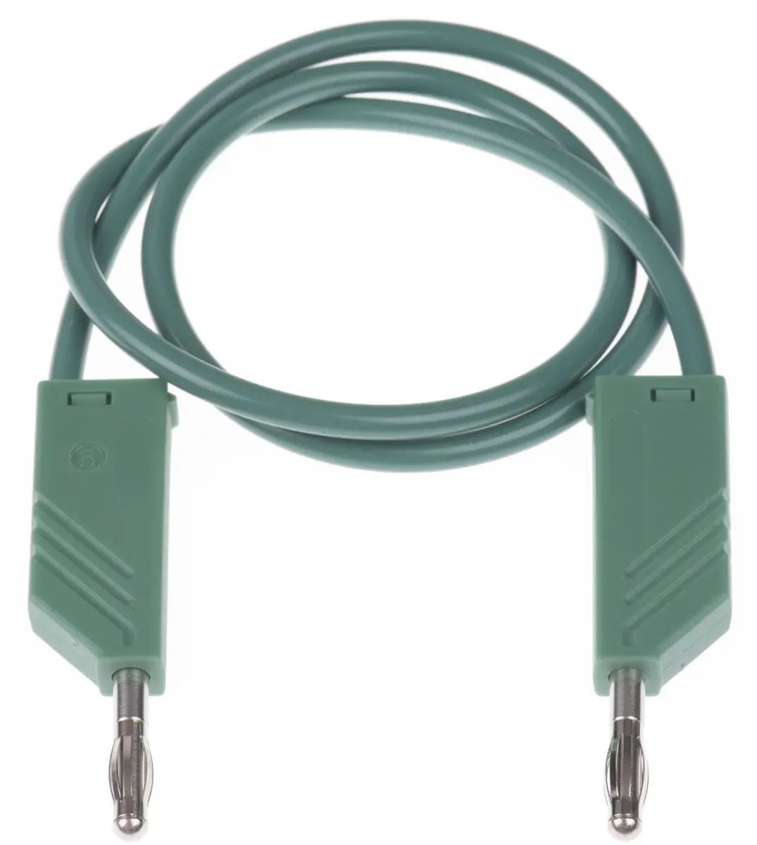 Produktfoto 1 von Hirschmann Test & Measurement Steckverbinder-Messleitung 16A Stecker / Stecker, Grün Polyvinylchlorid-isoliert 500 mm,