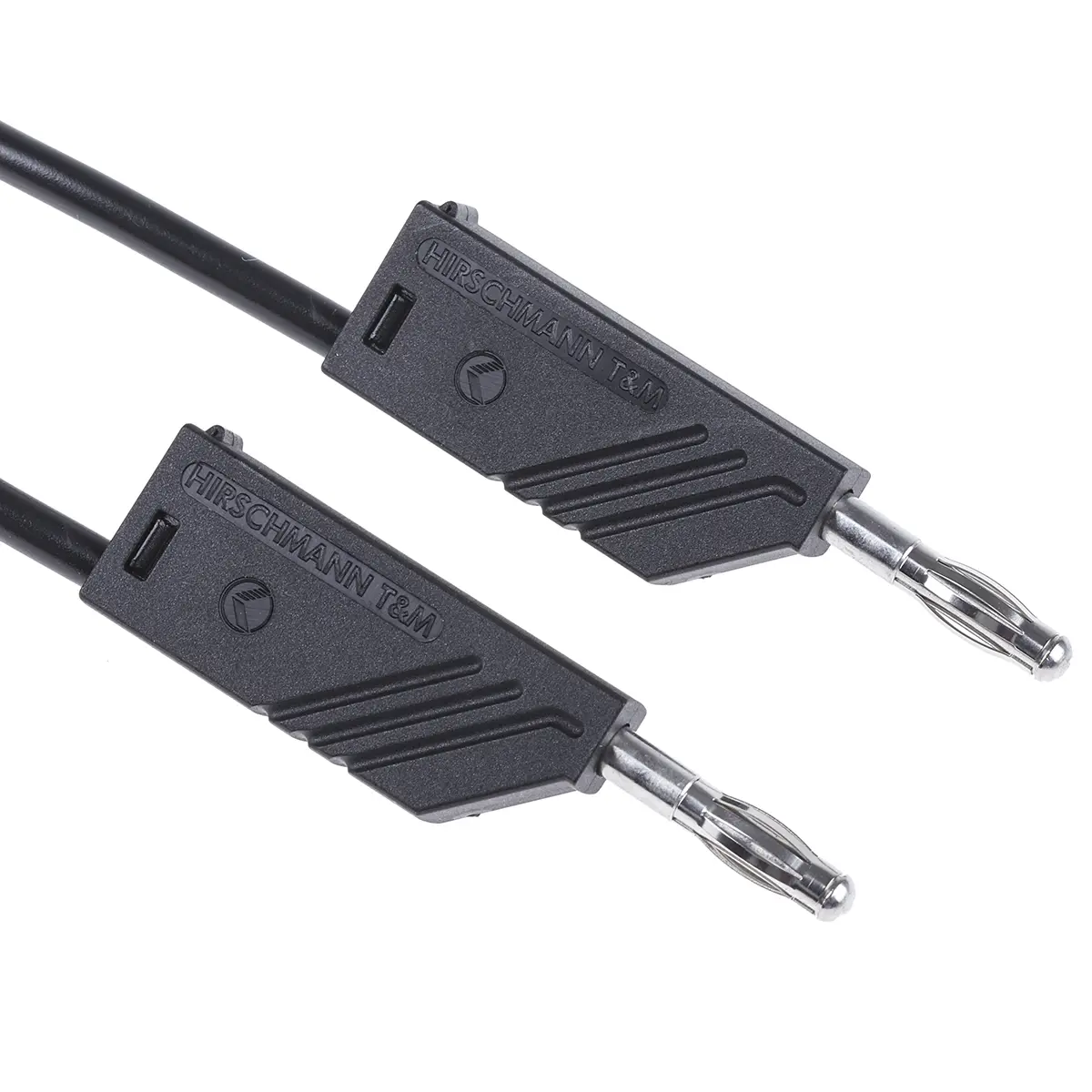 Produktfoto 1 von Hirschmann Test & Measurement Steckverbinder-Messleitung 16A Stecker / Stecker, Schwarz Polyvinylchlorid-isoliert 500
