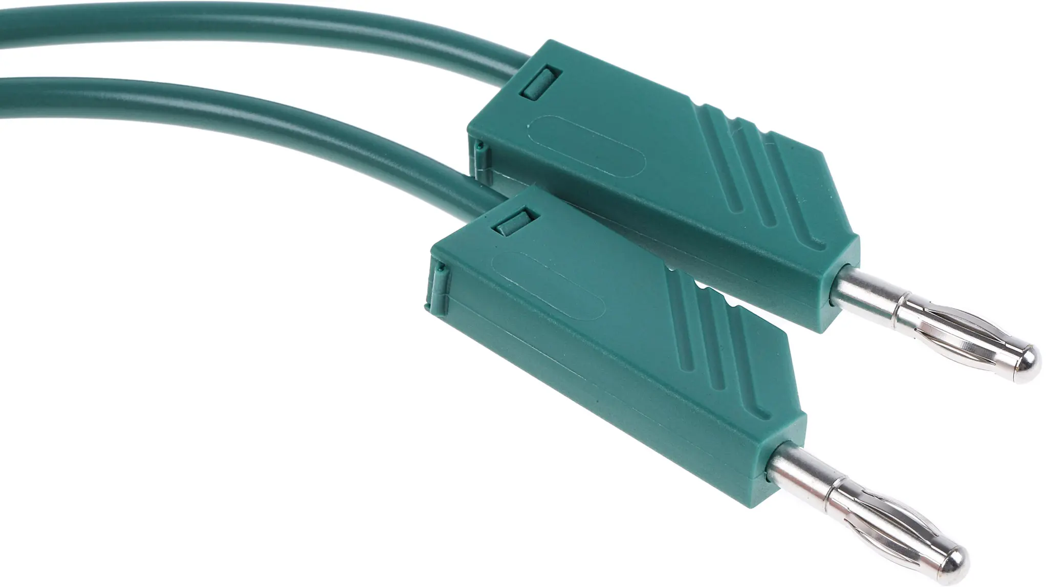 Produktfoto 1 von Hirschmann Test & Measurement Steckverbinder-Messleitung 16A Stecker / Stecker, Grün Polyvinylchlorid-isoliert 1 m, 60 V