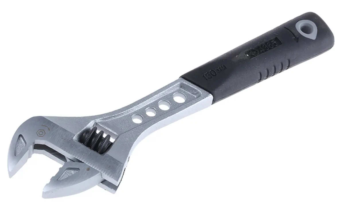 Produktfoto 1 von CK Schraubenschlüssel Einstellbar, Kunststoff Griff, Backenweite 22 mm, / Länge 150 mm