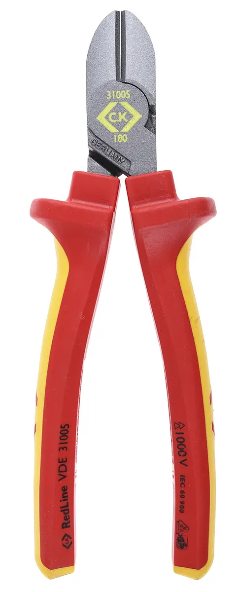 Produktfoto 1 von CK ESD-Sicherheit Halbbündig Seitenschneider 180 mm / Backen 9mm, Schneidleistung 4 mm