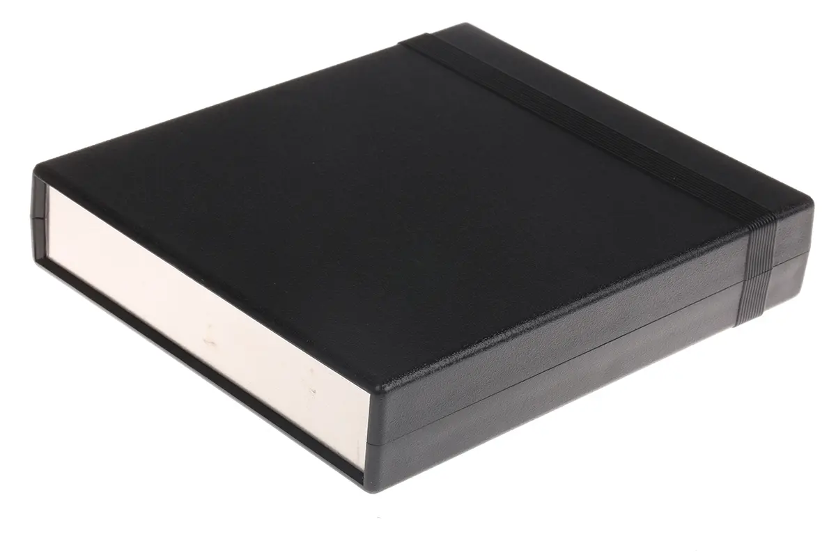 Produktfoto 1 von Hammond, Schalengehäuse, Schwarz, Schwer entflammbares ABS, IP54 35 mm, 179 mm, 157.5 mm, 1598