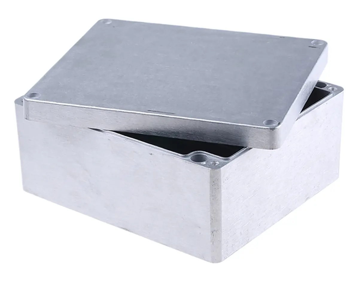 Produktfoto 1 von Hammond 1590 Aluminium Gehäuse 1590 Natur Außenmaß 230 x 200 x 111.5mm IP66