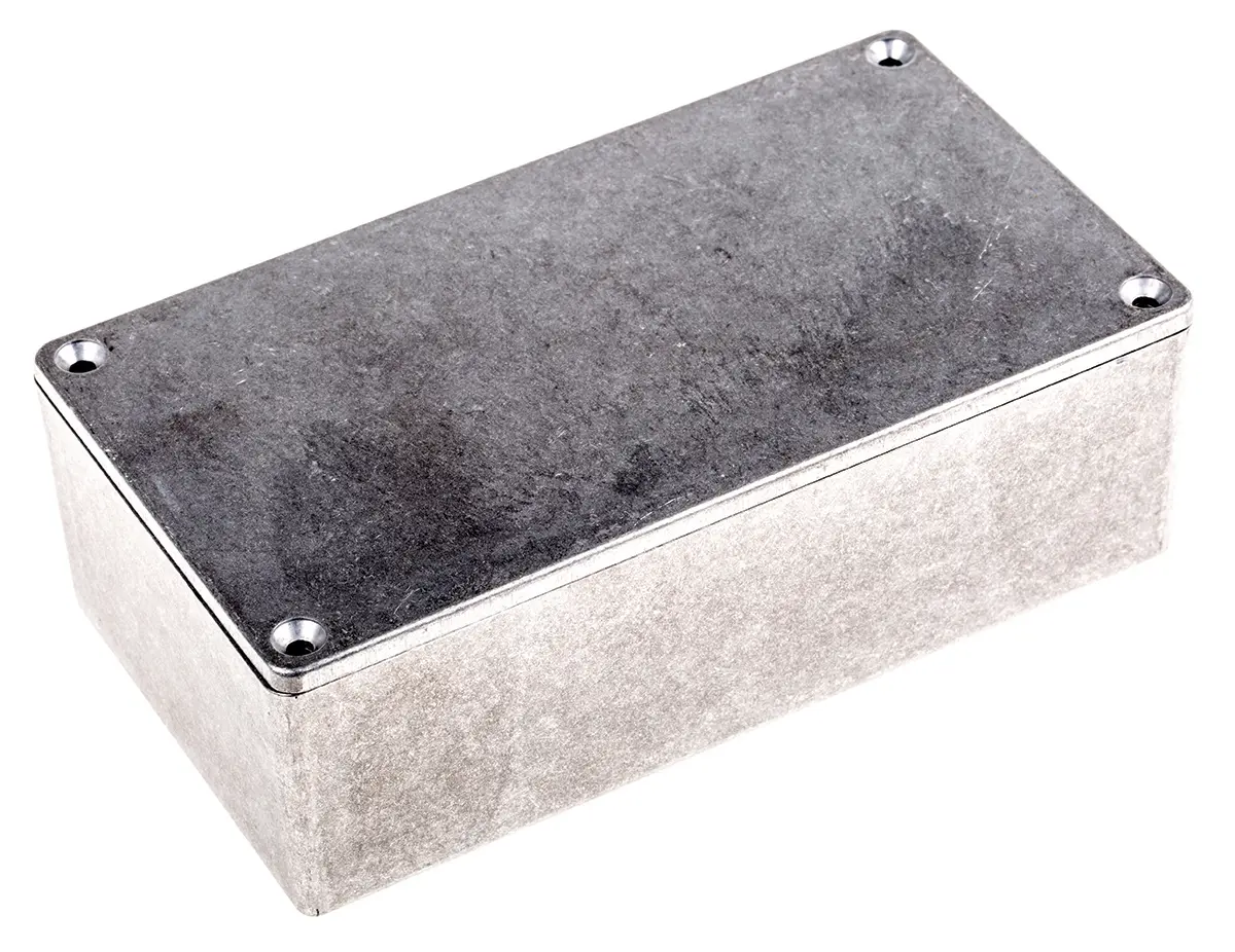 Produktfoto 1 von Hammond 1590; Gehäuse; Aluminiumdruckguss; Natur IP54 Breite 83.1 mm Höhe 50.4 mm Länge 153 mm