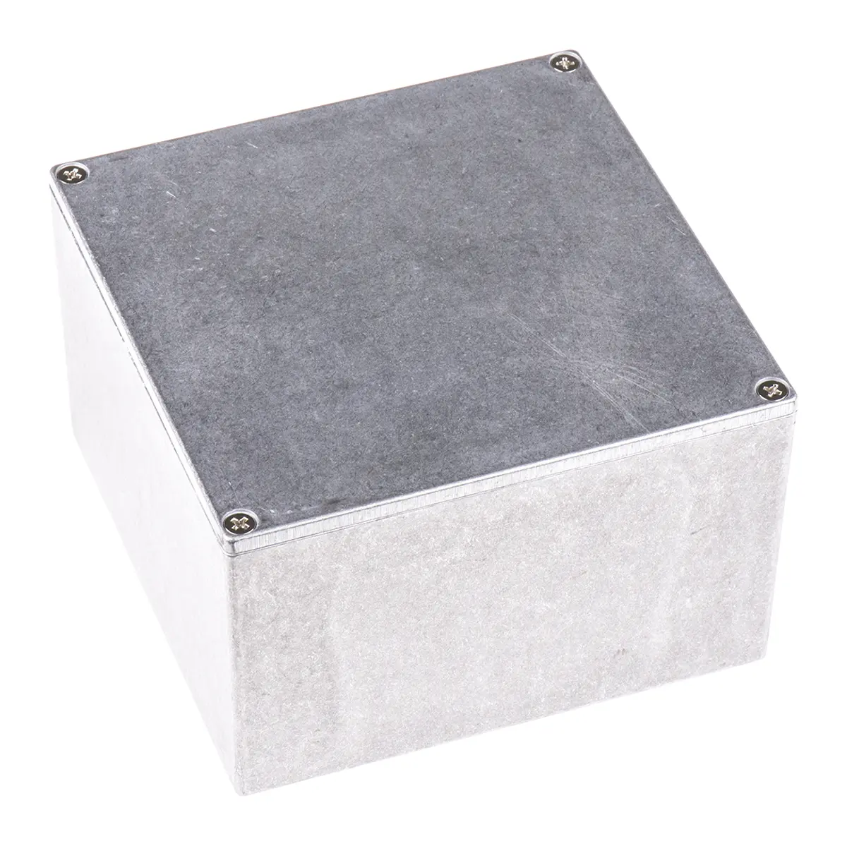 Produktfoto 1 von Hammond 1590 Aluminium Gehäuse 1590 Natur Außenmaß 125 x 125 x 79mm IP54