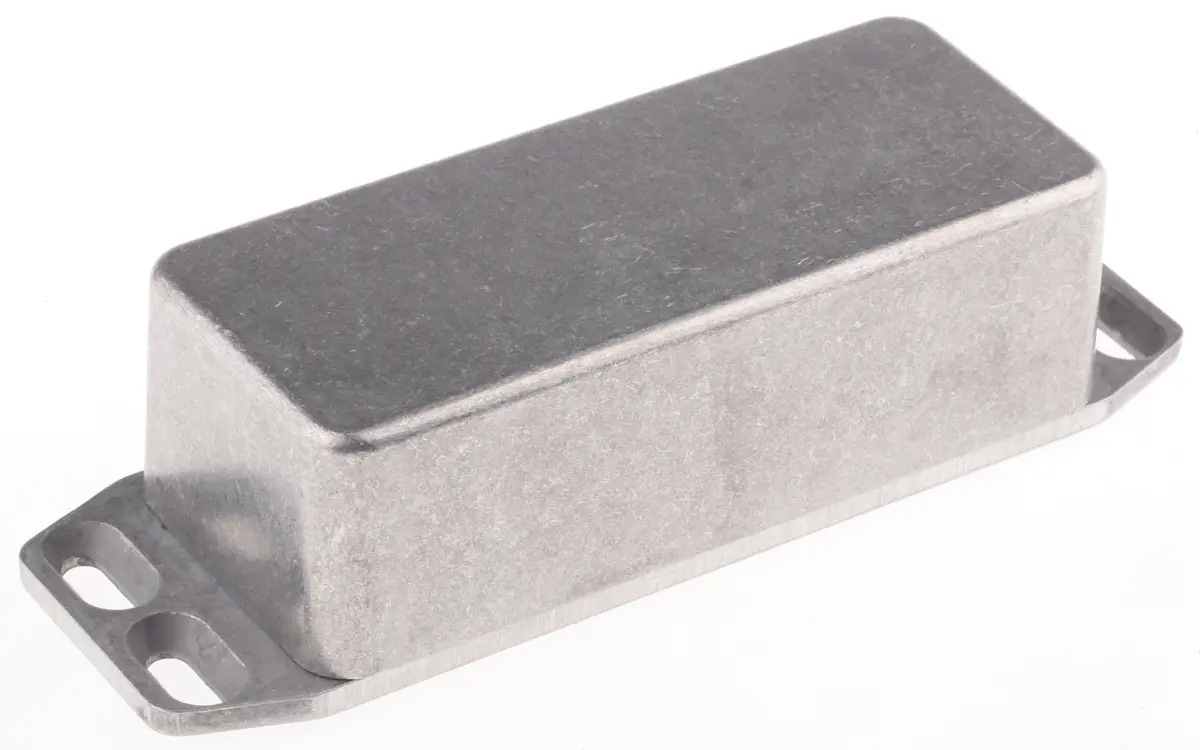 Produktfoto 1 von Hammond 1590 Aluminium Gehäuse 1590 Natur Außenmaß 92.5 x 38.5 x 27mm IP54