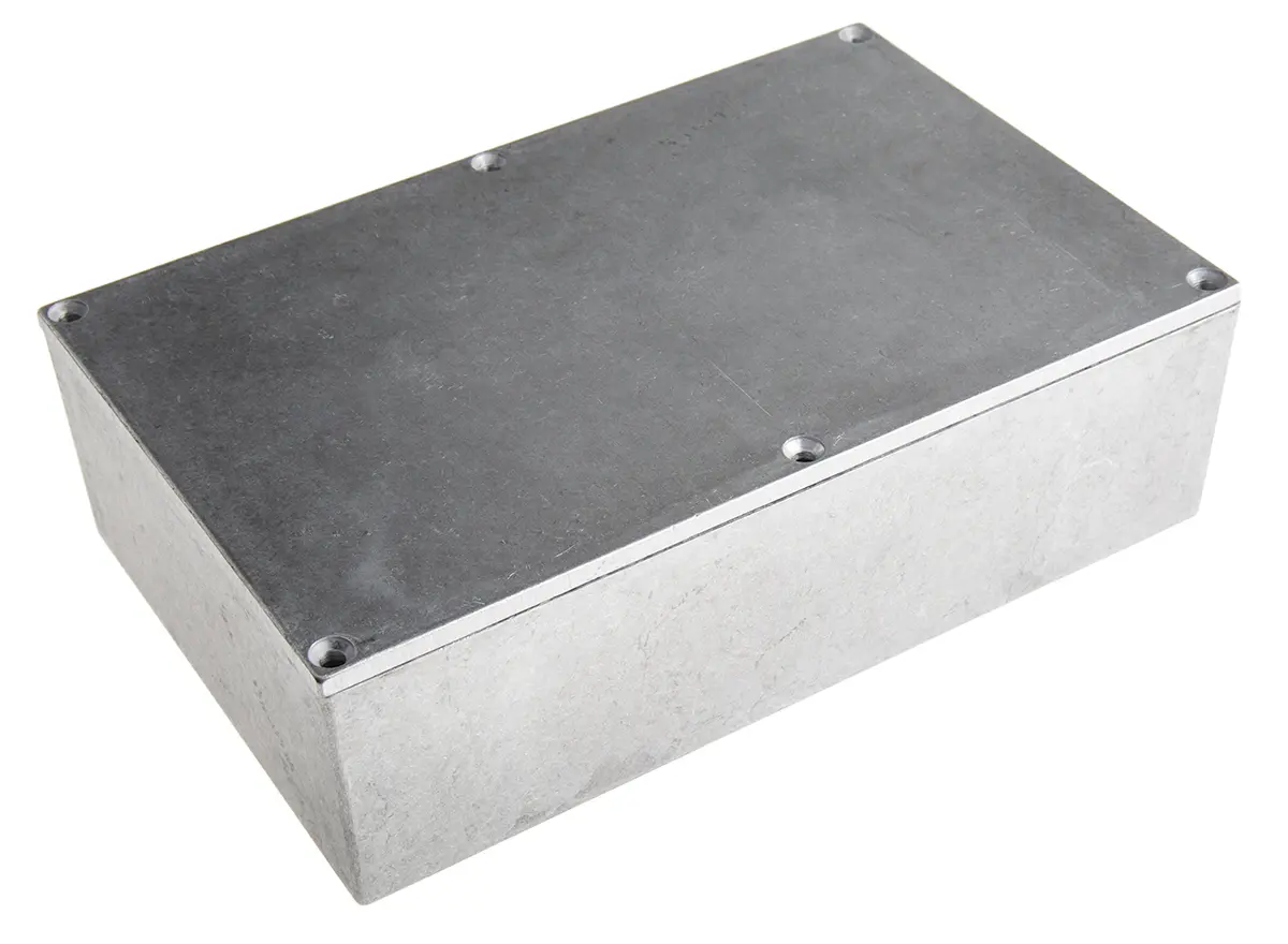 Produktfoto 1 von Hammond Eddystone; Gehäuse; Aluminiumdruckguss; Natur IP54 Breite 120 mm Höhe 53 mm Länge 188 mm