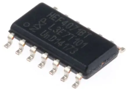 Produktfoto 1 von Nexperia Logikgatter, 4-Elem., ODER, 4000, 3.6 mA, 14-Pin, SOIC, 2