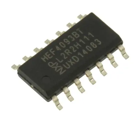 Produktfoto 1 von Nexperia Logikgatter, 4-Elem., NAND, 4000, 4.2 mA, 14-Pin, SOIC, 2 Schmitt-Trigger-Eingang