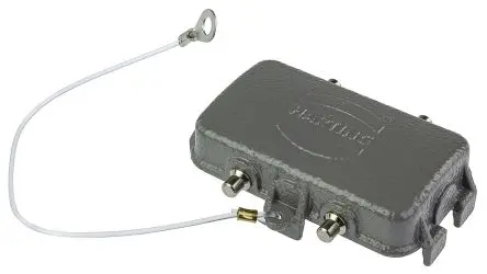 Produktfoto 1 von HARTING Han B Schutzabdeckung für Kappen und Gehäuse für RS-Serien 5 → 8, Seitlich, 2-polig, 10B