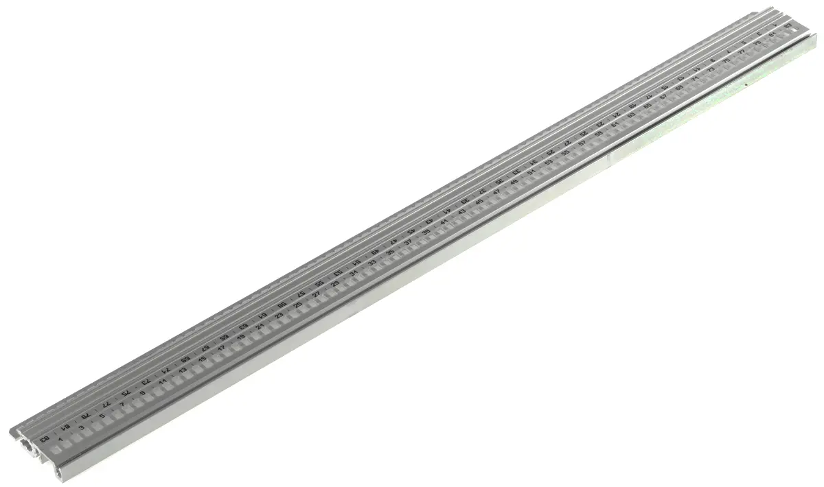 Produktfoto 1 von nVent SCHROFF Frontschiene, Aluminium-Strangpressprofil, 40.5 mm breit, 10 mm hoch