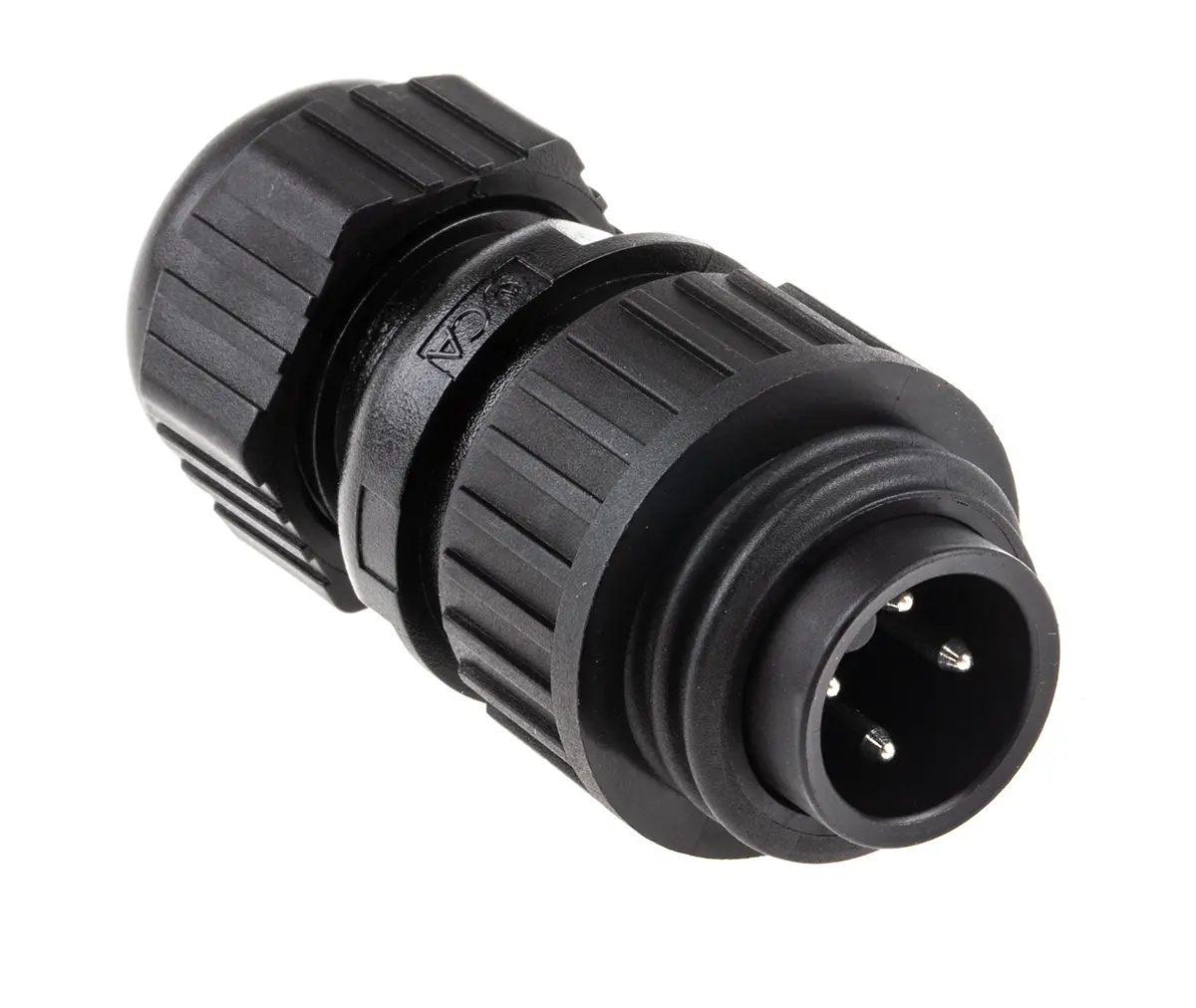 Produktfoto 1 von Hirschmann CA 30 mm M22 Rundsteckverbinder Stecker 4-polig Stecker 16A Kabel IP40