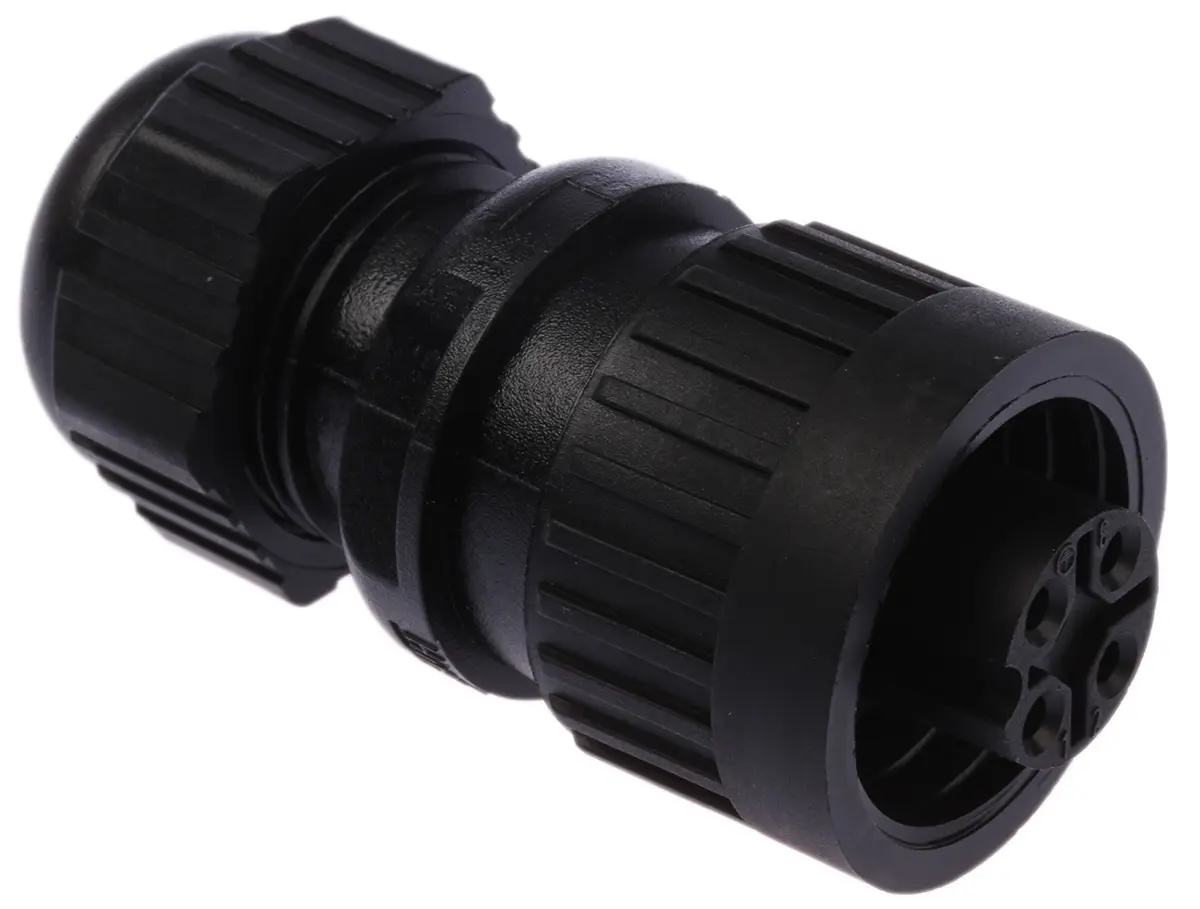 Produktfoto 1 von Hirschmann CA 30.6 mm M22 Rundsteckverbinder Buchse 4-polig Buchse 16A Kabel IP40