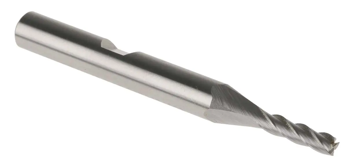 Produktfoto 1 von Dormer HSS Schaftfräser, Ø 3 mm 6mm x 56 mm/ Schnittlänge 12 mm