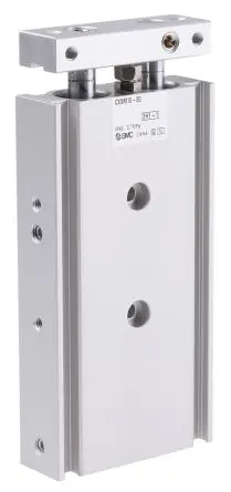 Produktfoto 1 von SMC CXS Pneumatik-Führungszylinder 50 mm Linear, Bohrung Ø 15 mm bis 0.7 MPa