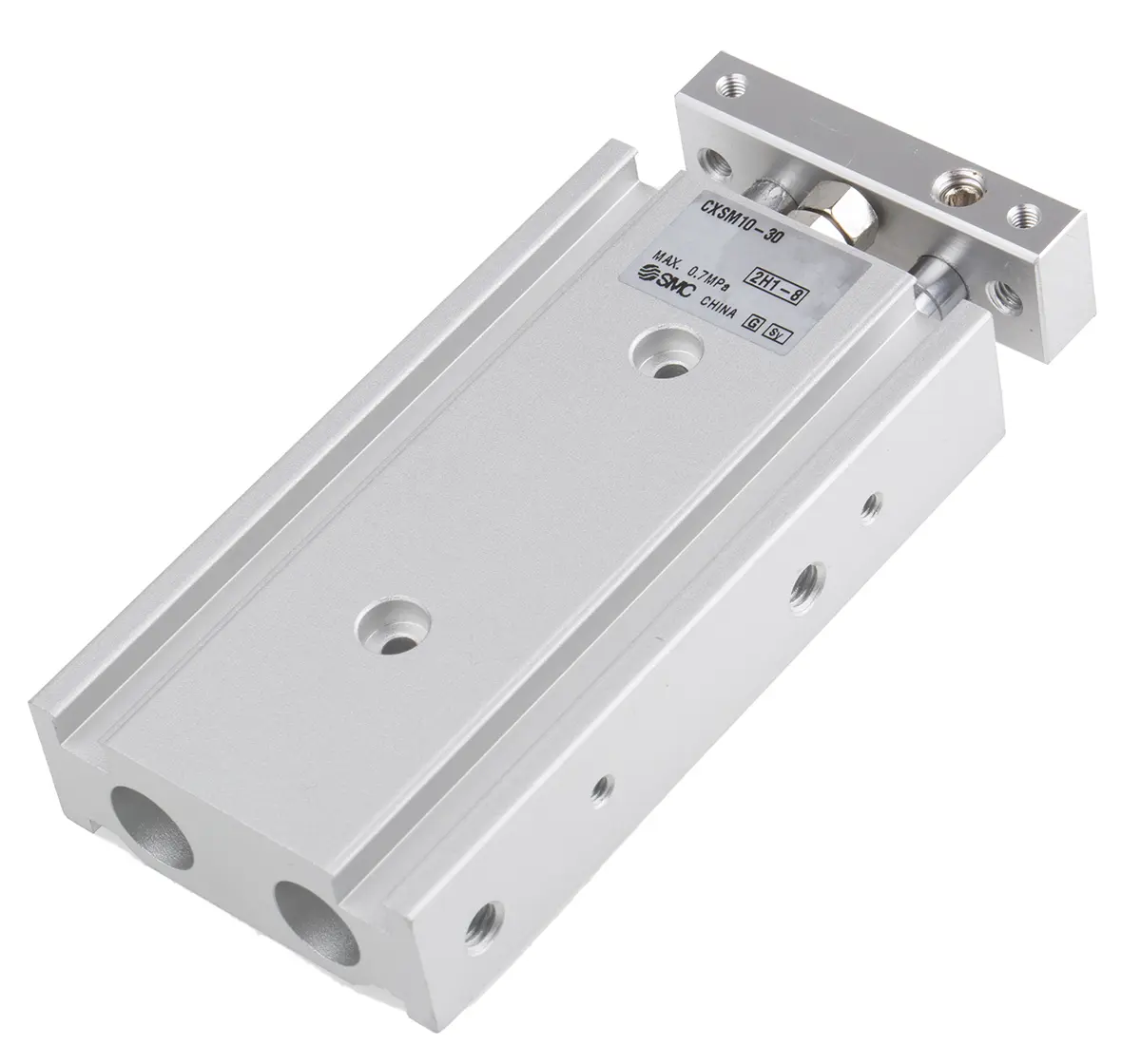 Produktfoto 1 von SMC CXSM M5 x 0,8 Pneumatik-Führungszylinder, Bohrung Ø 10mm / Hub 30mm bis 0,7 MPa