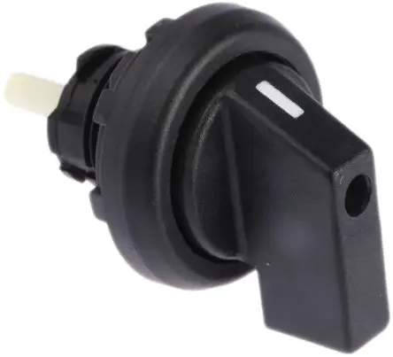 Produktfoto 1 von Kraus & Naimer RS 350-0834 Nockenschalter-Griff Schwarz, H.38 mm für Nockenschalter