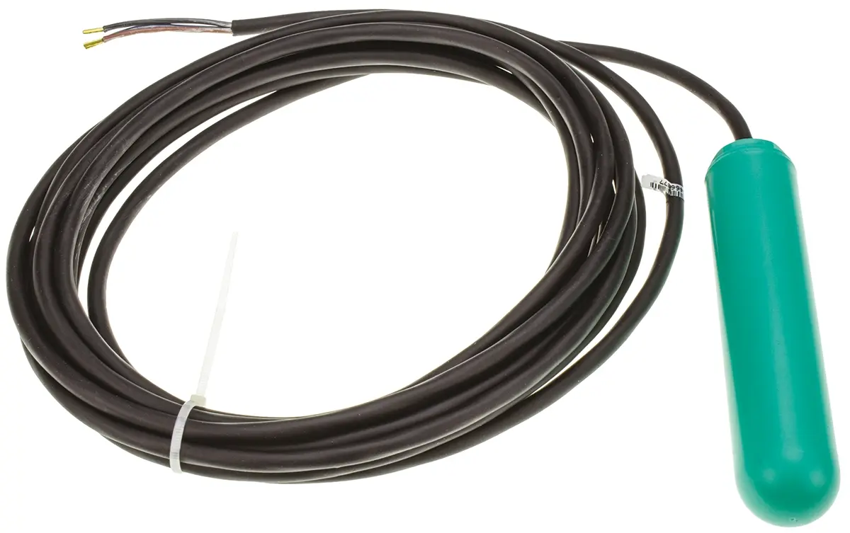 Produktfoto 1 von Pepperl + Fuchs LFL2 Schwimmerschalter Horizontal 150 V dc, Direkt belastbar, -20 °C 250 V ac → 90 °C, mit 5 m Leitung