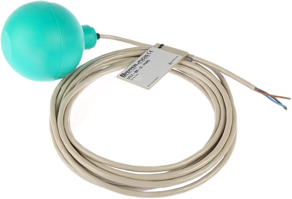 Produktfoto 1 von Pepperl + Fuchs LFL2 Schwimmerschalter Horizontal 150 V dc, Direkt belastbar, -20 °C 250 V ac → 85 °C, mit 5 m Leitung