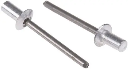 Produktfoto 1 von POP Blende Niet, Ø 4.8 mm x 10 mm, Aluminium, 5 mm aus Stahl