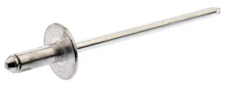 Produktfoto 1 von POP Blende Niet, Ø 3.2 mm x 8 mm, Aluminium, 3.4 mm aus Stahl