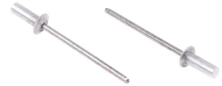 Produktfoto 1 von POP Blende Niet, Ø 3.2 mm x 9 mm, Aluminium, 3.4 mm aus Stahl