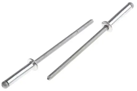 POP Blende Niet, Ø 2.5 mm x 11.4 mm, Aluminium, 2.6 mm aus Aluminium