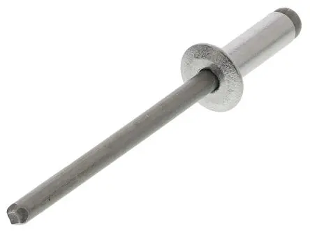 POP Blende Niet, Ø 3 mm x 9.8 mm, Aluminium, 3.1 mm aus Aluminium
