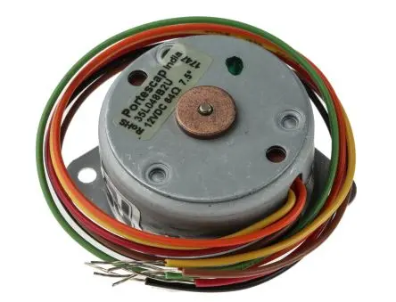 Produktfoto 1 von McLennan Servo M82201 Permanentmagnet 7.5 ° Schrittmotor 12V / 180mA 25mNm Wellen-Ø 2 mm