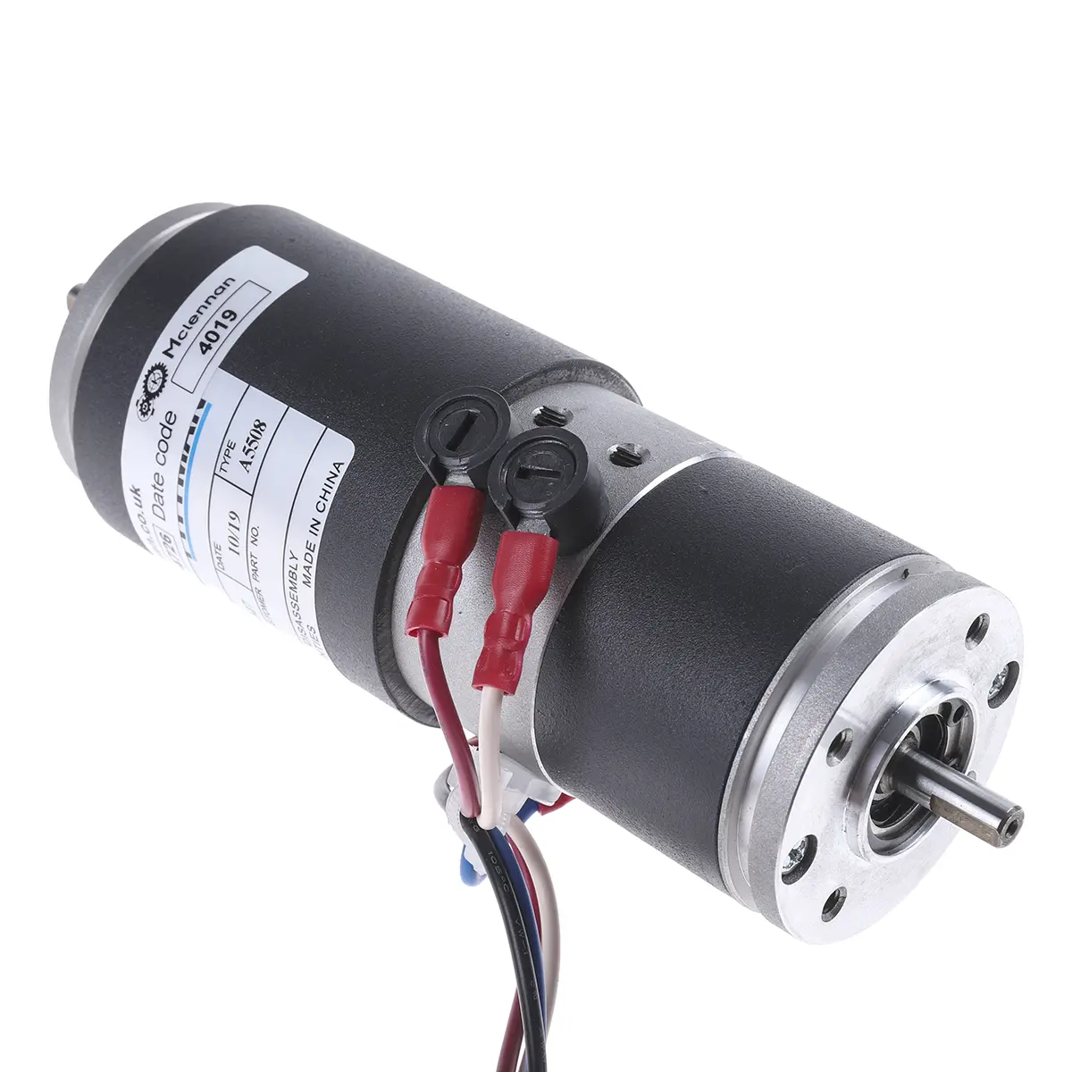 Produktfoto 1 von McLennan Servo Supplies M500 Servomotor, 1.05 Nm, 24 V, 3200 rpm, 60 W, 20 Ncm, 6 mm, B. 52.5 mm, T. 76.2 mm, L. 142 mm,