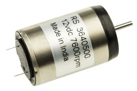Produktfoto 1 von Portescap 22V28 Servomotor mit geringer Trägheit Gleichstrommotor bis 8.48 mNm, 12V dc / 4.5 W, 7600U/min, Wellen-Ø 2