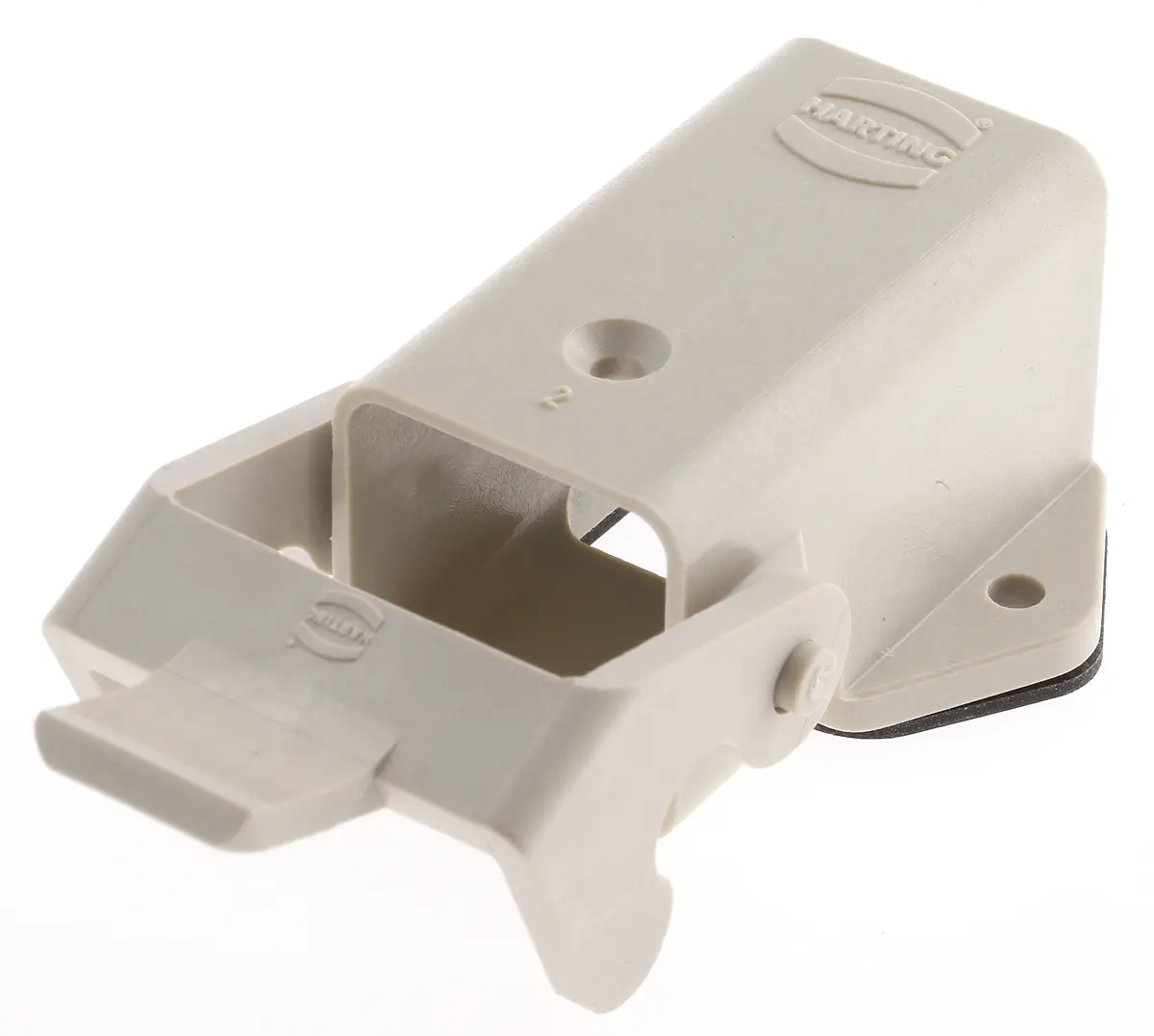 Produktfoto 1 von HARTING Han A Gehäuse für robusten Stromversorgungsstecker Einhebel 1, Schott 3A Steckverbindergehäuse, IP40, IP44