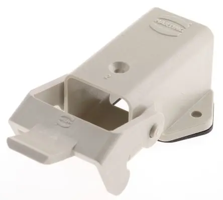 HARTING Han A Gehäuse für robusten Stromversorgungsstecker Einhebel 1, Schott 3A Steckverbindergehäuse, IP67, IP44