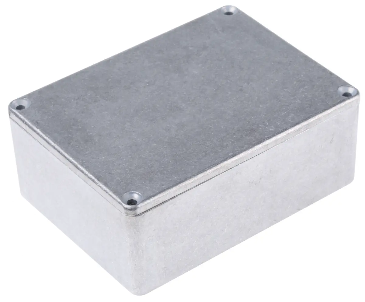 Produktfoto 1 von Hammond 1590; Gehäuse; Aluminiumdruckguss; Natur IP65 Breite 82 mm Höhe 44 mm Länge 110 mm