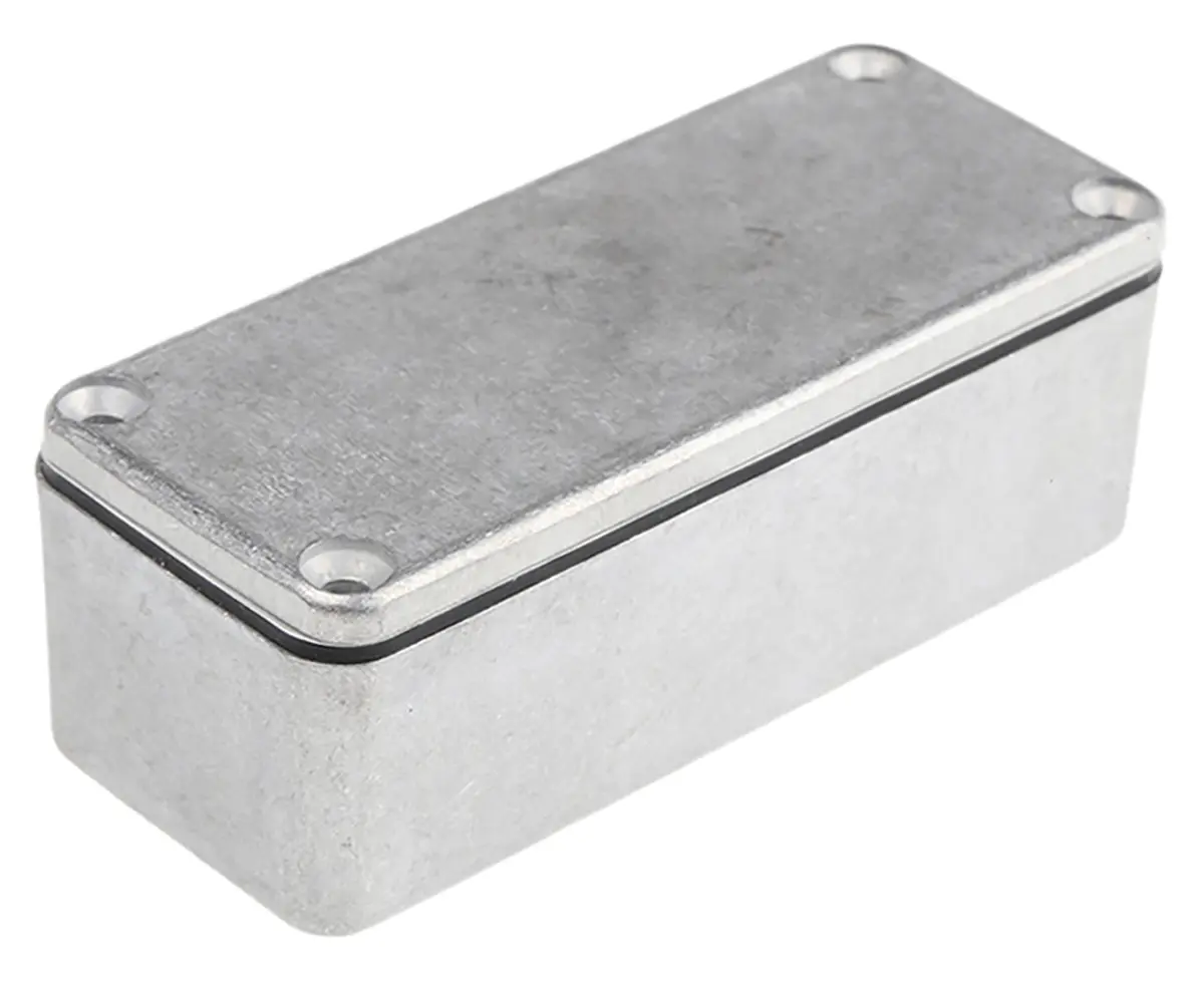 Produktfoto 1 von Hammond 1590; Gehäuse; Aluminiumdruckguss; Natur IP65 Breite 39 mm Höhe 31 mm Länge 93 mm
