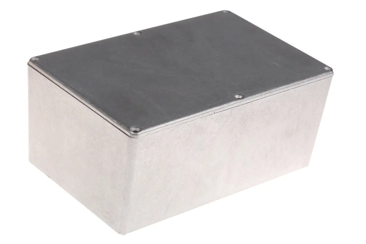 Produktfoto 1 von Hammond 1590 Aluminium Gehäuse 1590 Natur Außenmaß 188 x 120 x 80.291mm IP65
