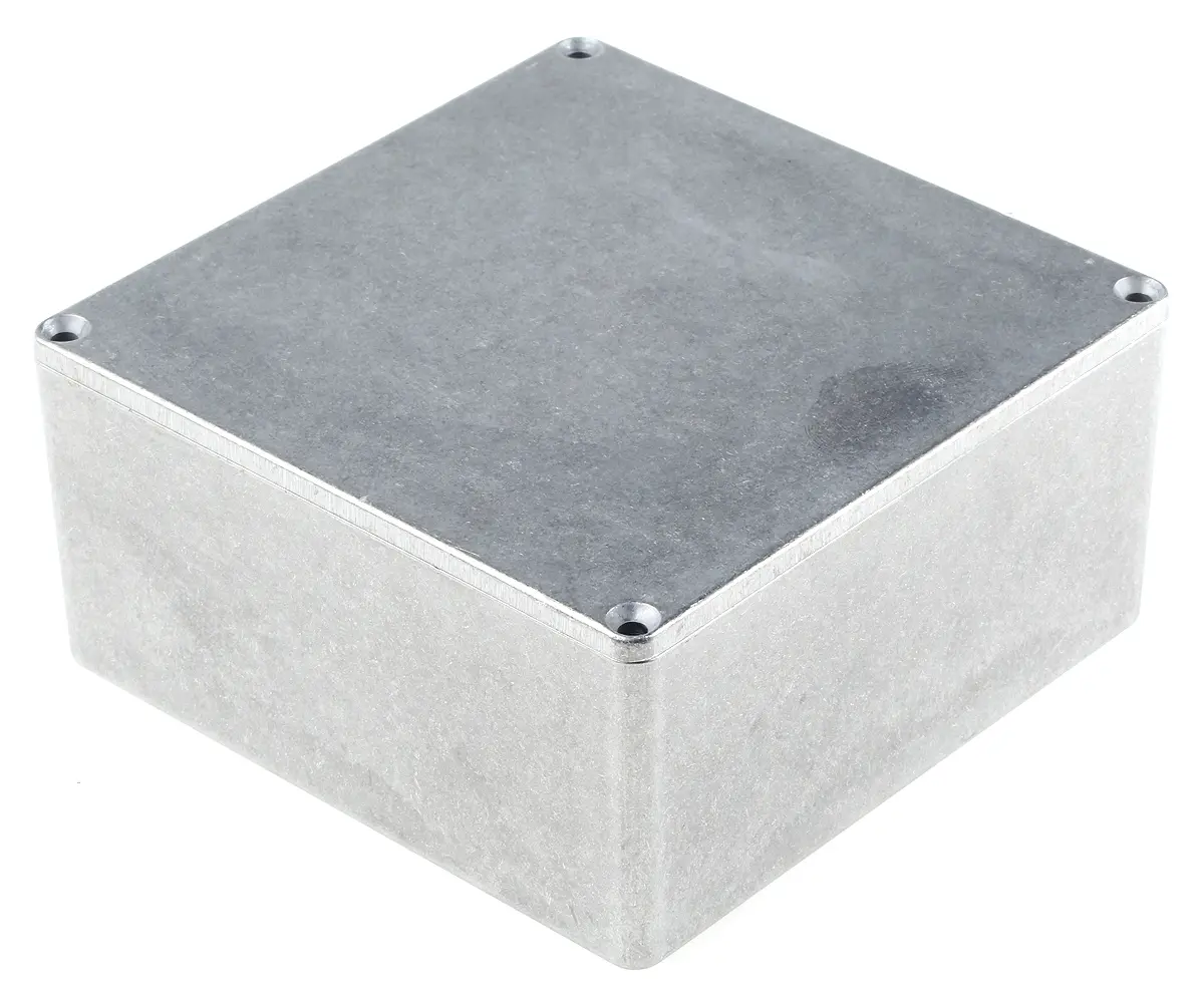 Hammond 1590; Gehäuse; Aluminiumdruckguss; Natur IP65 Breite 120 mm Höhe 59 mm Länge 120 mm