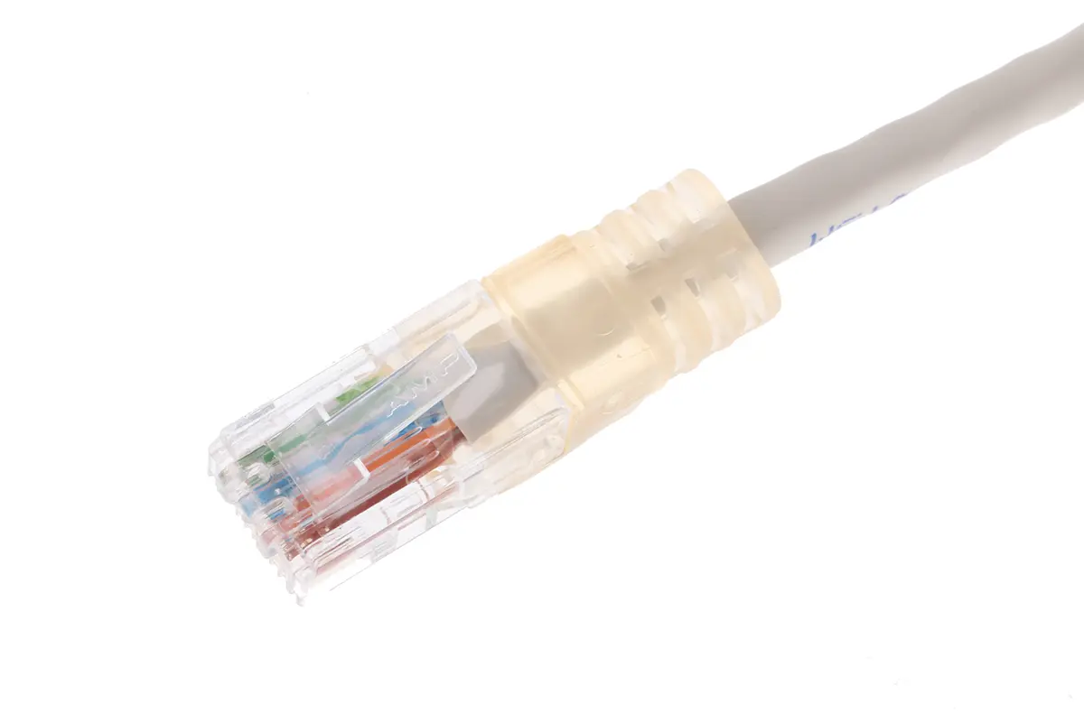 Produktfoto 1 von Decelect SPE Cat.5 Ethernet-Kabel, 2 m, Grau Ungeschirmt, Polyvinylchlorid