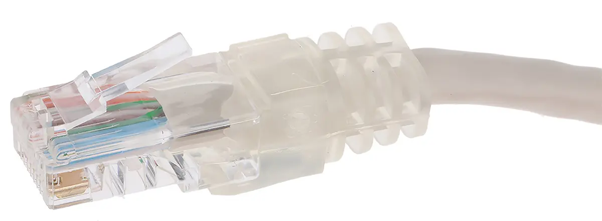 Produktfoto 1 von Decelect SPE Cat.5 Ethernet-Kabel, 3 m, Grau Ungeschirmt, Polyvinylchlorid