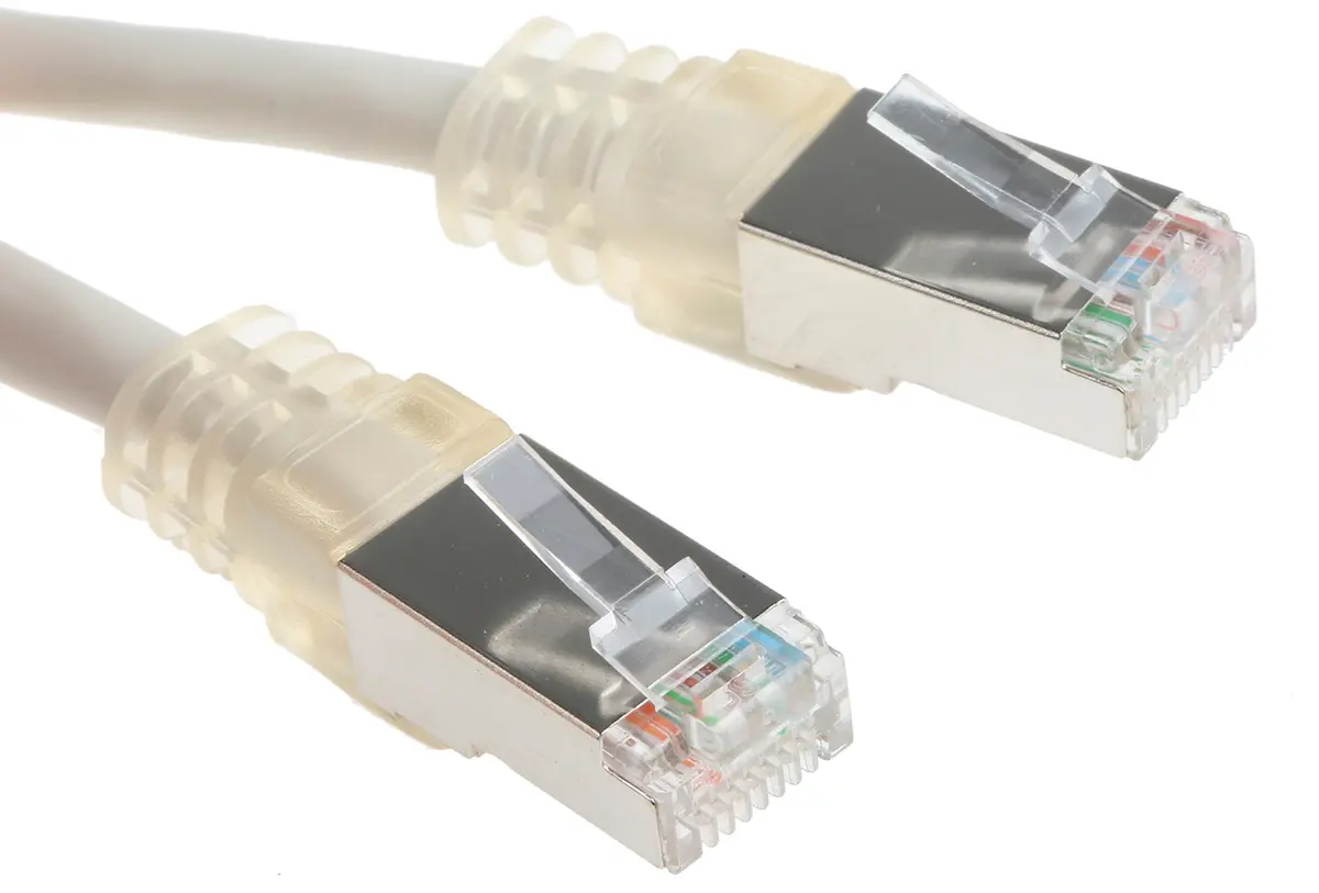 Produktfoto 1 von Decelect SPE Cat.5 Ethernet-Kabel, 0.5 m, Grau Abgeschirmt, Polyvinylchlorid