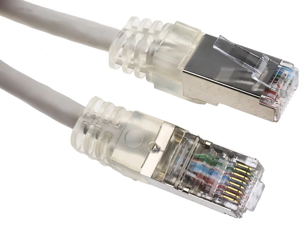 Produktfoto 1 von Decelect SPE Cat.5 Ethernet-Kabel, 2 m, Grau Abgeschirmt, Polyvinylchlorid