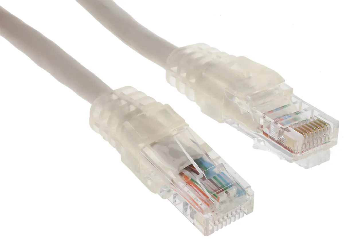 Produktfoto 1 von Decelect SPE Cat.5 Ethernet-Kabel, 5 m, Grau Ungeschirmt, Polyvinylchlorid