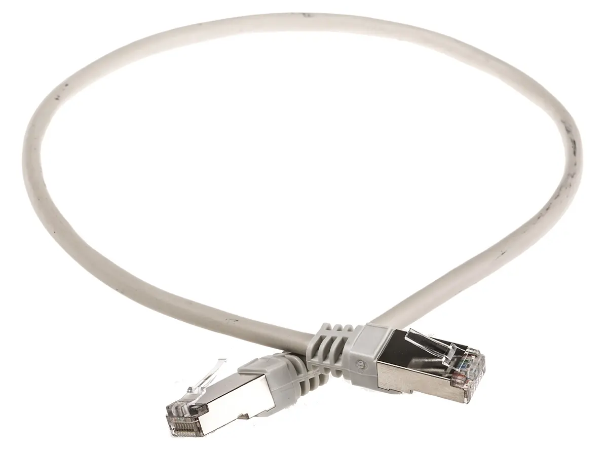 Produktfoto 1 von Decelect SPE Cat.5 Ethernet-Kabel, 10 m, Grau Abgeschirmt, Polyvinylchlorid