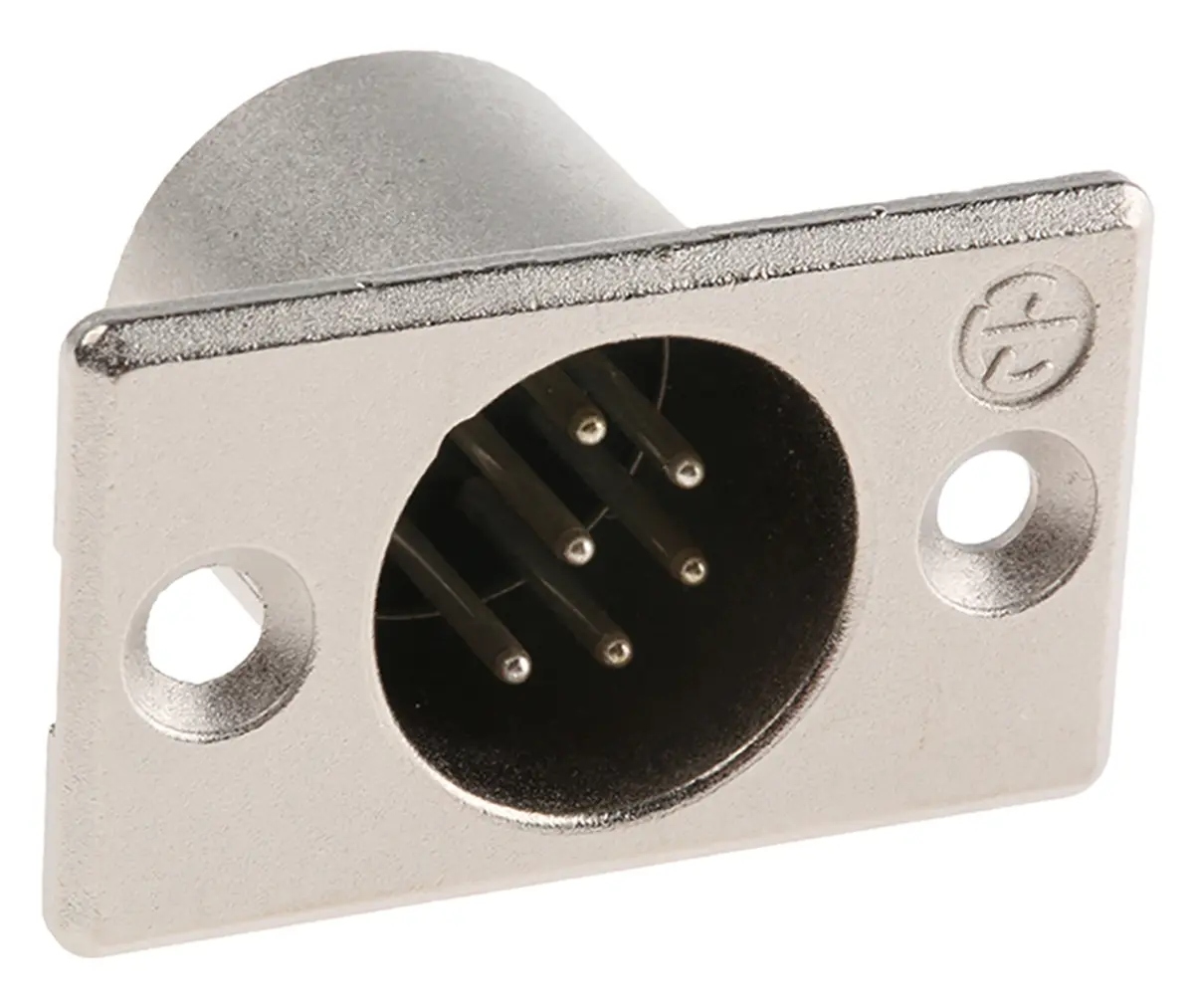 Produktfoto 1 von Neutrik Gerade 6-polig Panel Stecker Silber auf Nickel XLR-Steckverbinder, 50 V