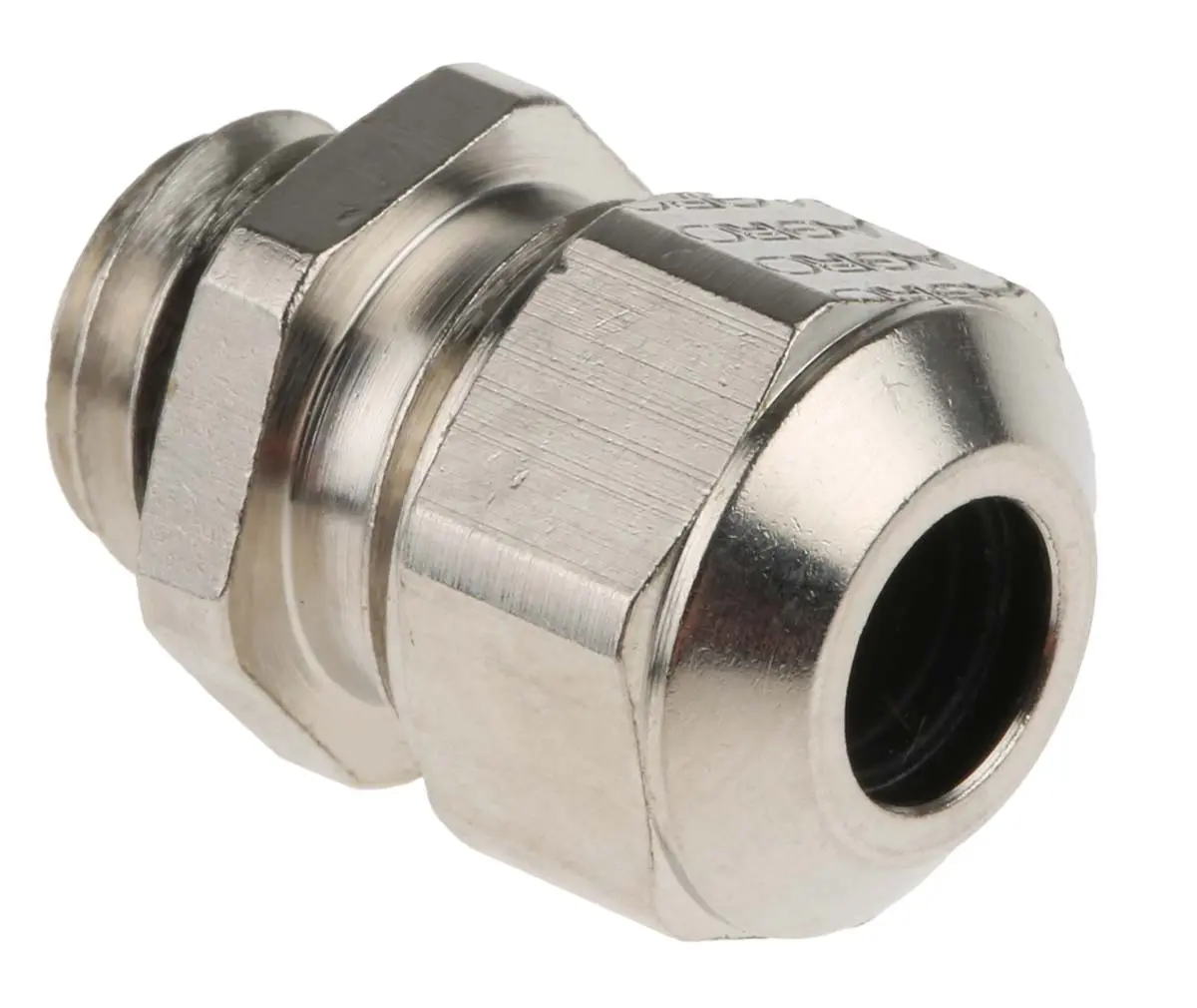 Produktfoto 1 von SES Sterling A1 Kabelverschraubung, M10 Messing vernickelt Metallisch 4 mm/ 6 mm, IP68, IP69K